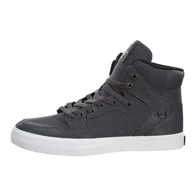 Zapatillas Altas Supra Argentina Mujer - VAIDER Gris (CZRUK-0267)